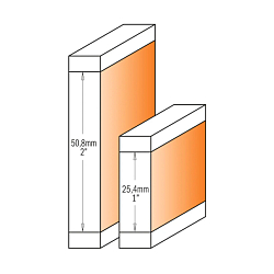 Серия 906B. Фрезы обгонные с верхним и нижним подшипником