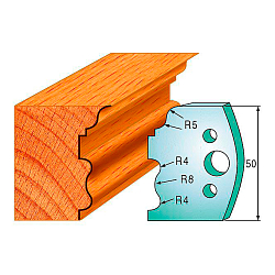 Комплект ножей профильных SP -- 50x4 мм -- (2 шт.) для фрезерных головок серий CMT 692 и 693 (690.515)