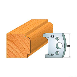 Комплект ножей профильных SP -- 40x4 мм -- (2 шт.) для фрезерных головок серий CMT 692 и 693 (690.070)