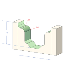 Фрезы со сменными ножами для мебельного фасада MEGAPOLUS