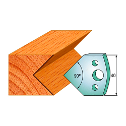 Комплект ножей профильных SP -- 40x4 мм -- (2 шт.) для фрезерных головок серий CMT 692 и 693 (690.127)