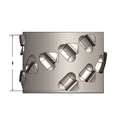 Фрезы прифуговочные "малошумные" 45° PCD MEGAPOLUS