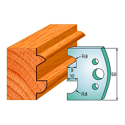 Комплект ножей профильных SP -- 50x4 мм -- (2 шт.) для фрезерных головок серий CMT 692 и 693 (690.517)
