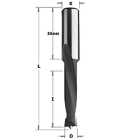 Серия 311. Свёрла для глухих отверстий (2 канавки) HW S=10 L=70