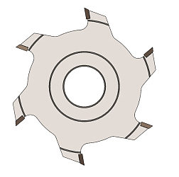 Серия 40. Фрезы пазовальные с HM напайками MEGAPOLUS