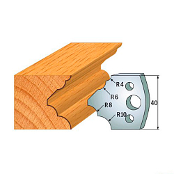 Комплект ножей профильных SP -- 40x4 мм -- (2 шт.) для фрезерных головок серий CMT 692 и 693 (690.126)