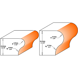 Серия 955.80. Фрезы профильные для подоконников