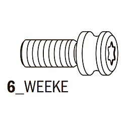 Винт M5x11,5x17 [ 6_WEEKE ]