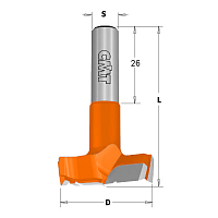 Серия 369.41/42. Свёрла чашечные HW Xtreme S=10 L=70