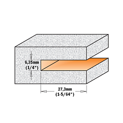 Серия 922.033B. Фрезы пазовые Z4 по искусственному камню