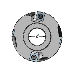 Фрезы фуговальные многоножевые с винтовым зубом Z2 (с подрезателями) "Кукуруза" HM MEGAPOLUS