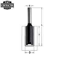 Cерия 912. Фрезы пазовые удлиненные CONTRACTOR