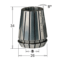 Цанги высокоточные ER25 MEGAPOLUS